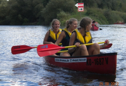 Paddeln auf der Lahn 2012