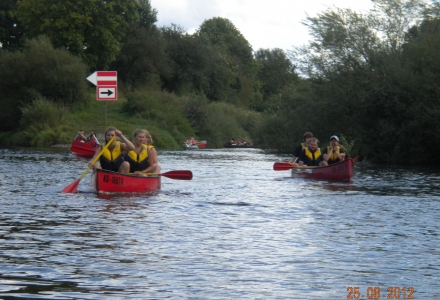 Paddeln auf der Lahn 2012